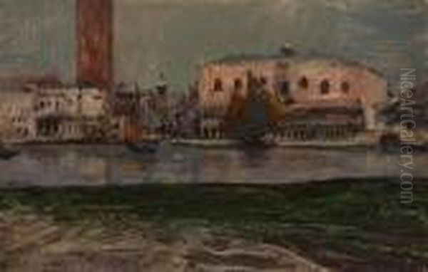 Venezia Oil Painting by Vittorio Cavalleri