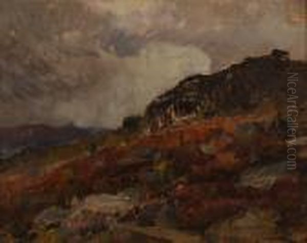 Paesaggio Montano Oil Painting by Vittorio Cavalleri