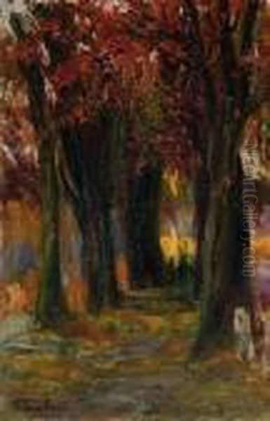 Nel Bosco Oil Painting by Vittorio Cavalleri