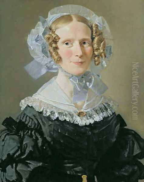 Emilie Kessel 1800-53 Oil Painting by Christian-Albrecht Jensen