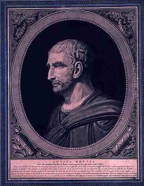 Lucius Junius Brutus Oil Painting by Jean-Francois Janinet