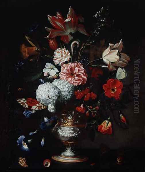 Still Life Oil Painting by N. Javrillard