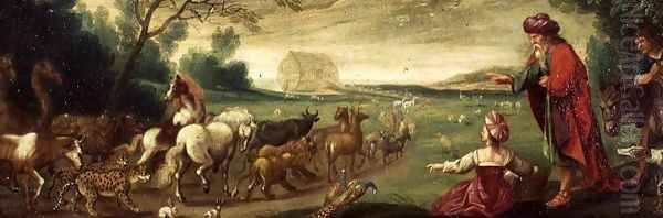 Noahs Ark 2 Oil Painting by Hans III Jordaens