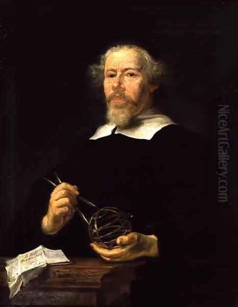 Portrait of Johann Adolf Tassius 1585-1652 Oil Painting by Juriaen Jacobsz