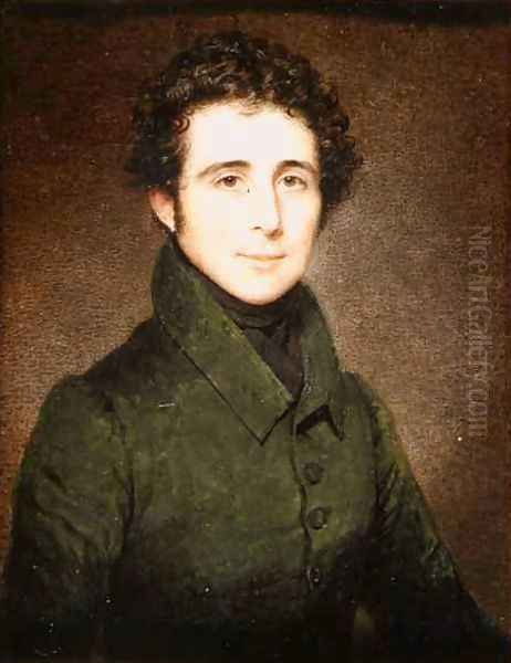 Sir Thomas William Holburne 1793-1874 of Menstrie Bart Oil Painting by Charles Jagger