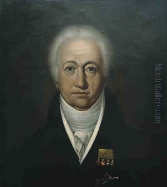 Portrait of Goethe Oil Painting by Ferdinand Jagemann