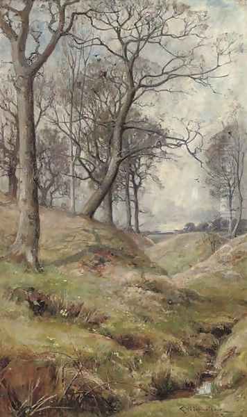 Early spring Oil Painting by George Whitton Johnstone