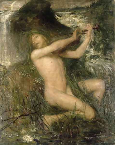 The Water Sprite Oil Painting by Ernst Josephson