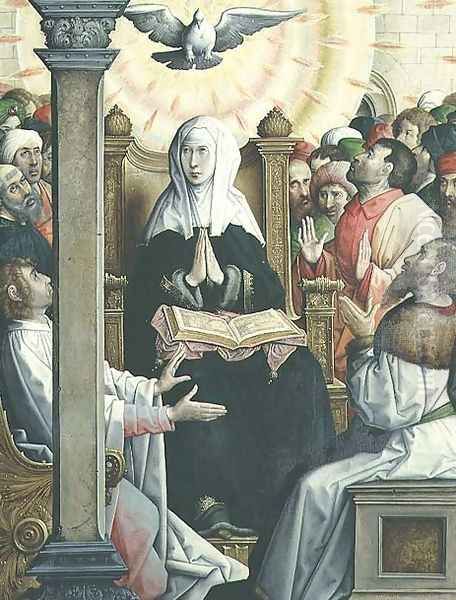 Pentecost Oil Painting by Flandes Juan de