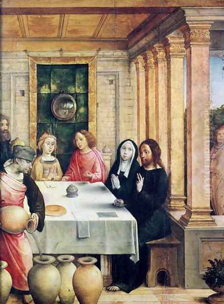 The Marriage Feast at Cana Oil Painting by Flandes Juan de