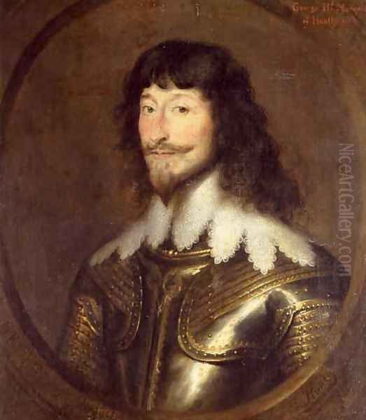 George Gordon c1590-1649 Oil Painting by George Jamesone