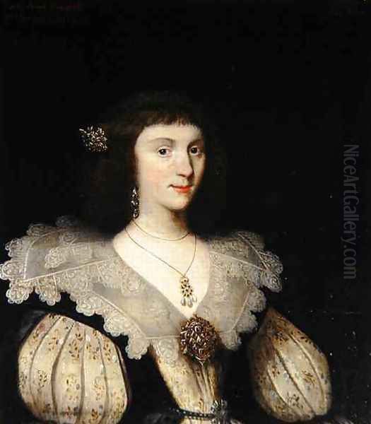 Lady Anne Campbell 1594-1638 Oil Painting by George Jamesone