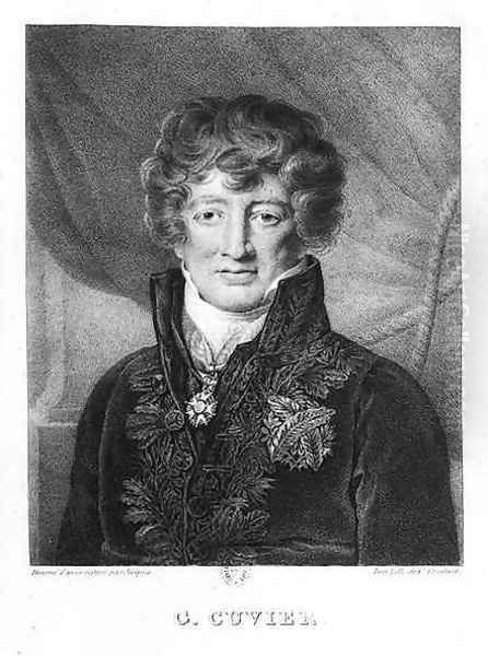 Portrait of Georges Cuvier 1769-1832 Oil Painting by Jacques