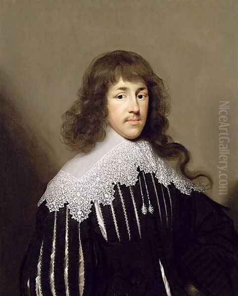 Sir Francis Godolphin Oil Painting by Cornelis I Johnson