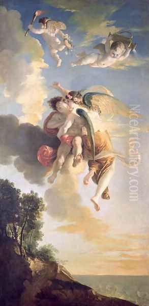 Aurora Ascending the Heavens Oil Painting by Jean Antoine Julien de Parme