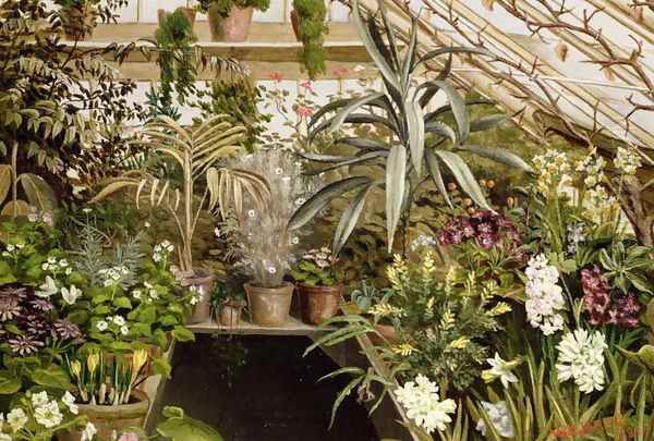 The Conservatory Oil Painting by W.C. Jarvis