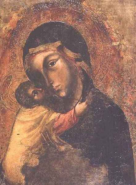 Madonna and Child Oil Painting by del Fiore Jacobello