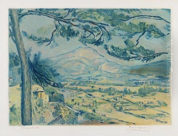 La Montagne Sainte-victoire Oil Painting by Paul Cezanne