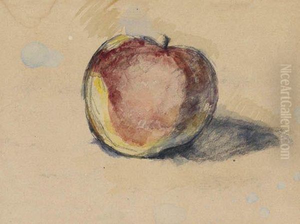 Etude De Pomme Oil Painting by Paul Cezanne