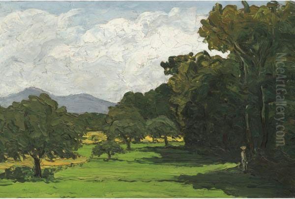 Paysage Aux Environs D'aix-en-provence Oil Painting by Paul Cezanne