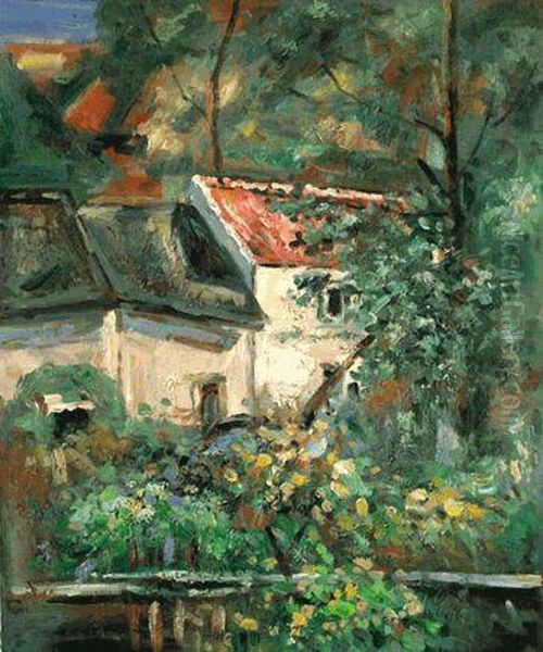 House Of Piere La Croix Oil Painting by Paul Cezanne