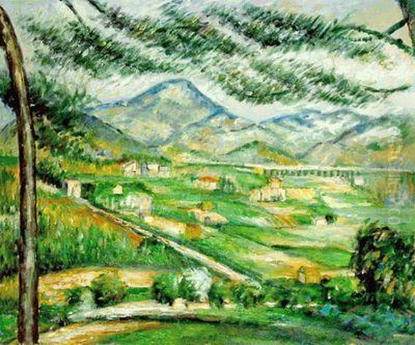 La Montagne Sainte-victoire (grand Pine) Oil Painting by Paul Cezanne