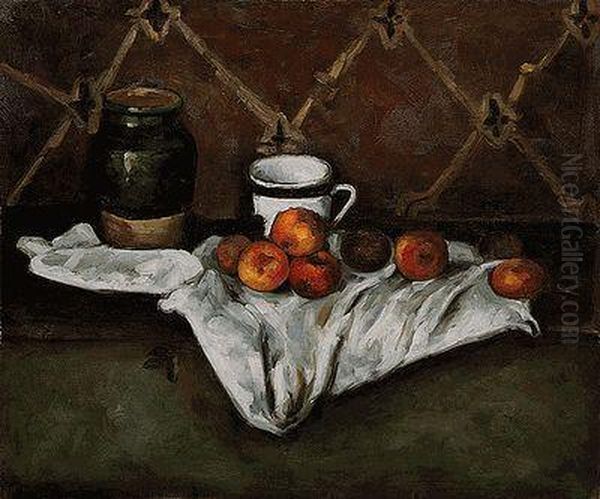 Still Life Oil Painting by Paul Cezanne