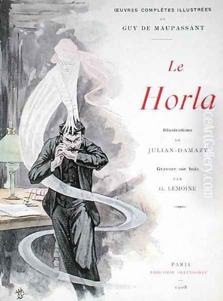 Front cover for Le Horla by Guy de Maupassant Oil Painting by William Julian-Damazy