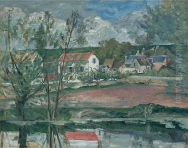 Paysage Des Bords De L'oise Oil Painting by Paul Cezanne