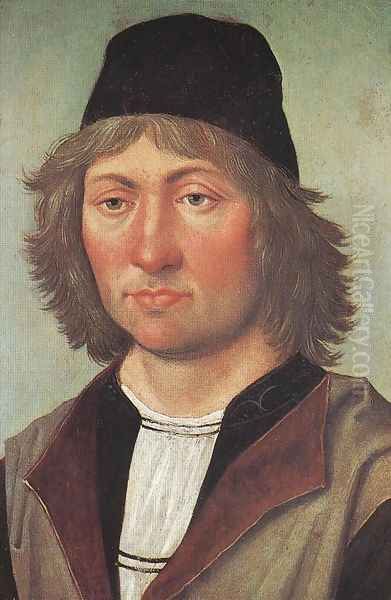 Self-portrait Oil Painting by P. Joos van Gent and Berruguete