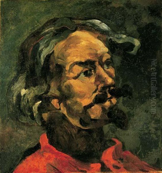 Portrait D'achille Emperaire Oil Painting by Paul Cezanne