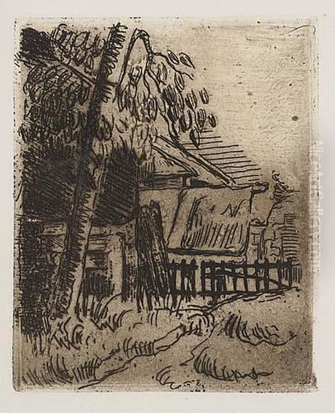 Two Etchings.
Guiallaumin Au Pendu Oil Painting by Paul Cezanne