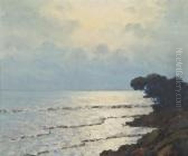 Bord De Mer Le Soir Oil Painting by Arsene Chabanian