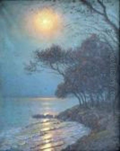 Reflets De Lune Oil Painting by Arsene Chabanian