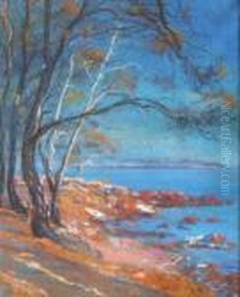 Paysage Mediterraneen Oil Painting by Arsene Chabanian