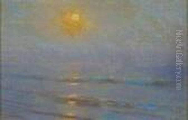 Coucher De Soleil Oil Painting by Arsene Chabanian