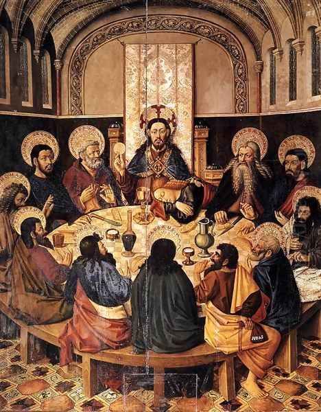 The Last Supper Oil Painting by Jaume Baco Jacomart