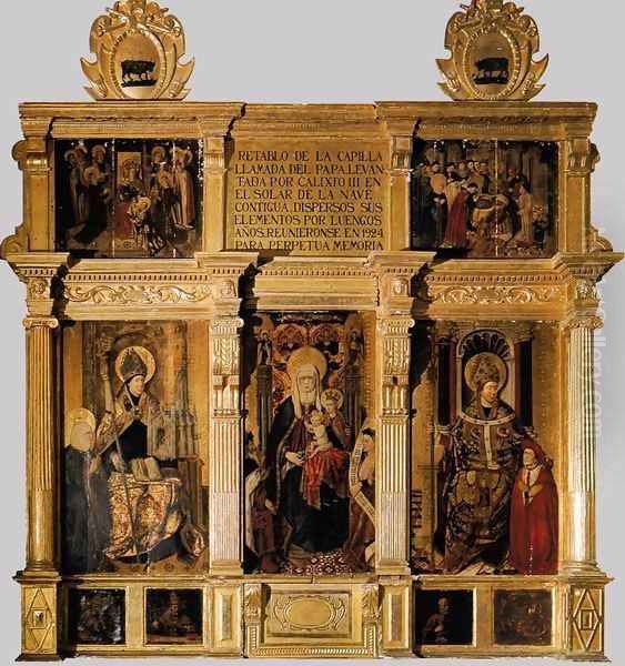 Retable of St Anne Oil Painting by Jaume Baco Jacomart