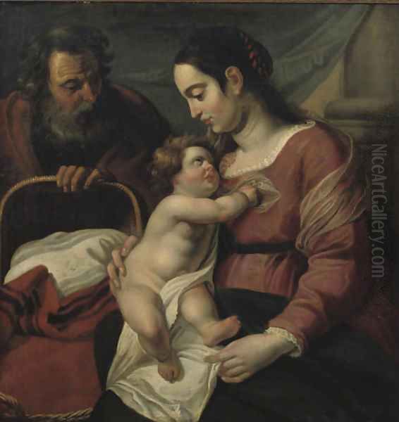 The Holy Family 2 Oil Painting by Jacob Jordaens