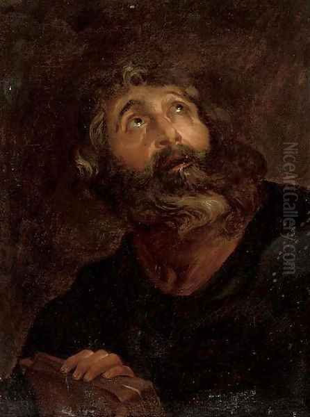 A male saint Oil Painting by Jacob Jordaens