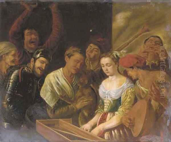 A musical company Oil Painting by Jacob Jordaens