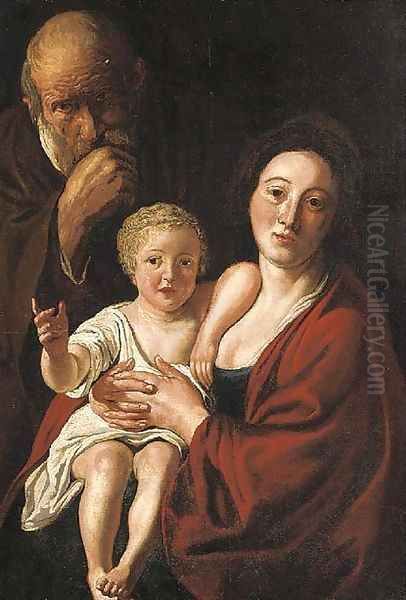 The Holy Family Oil Painting by Jacob Jordaens