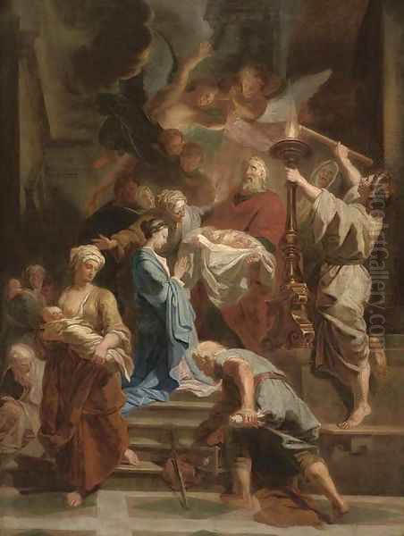 The Presentation in the Temple Oil Painting by Jean-baptiste Jouvenet