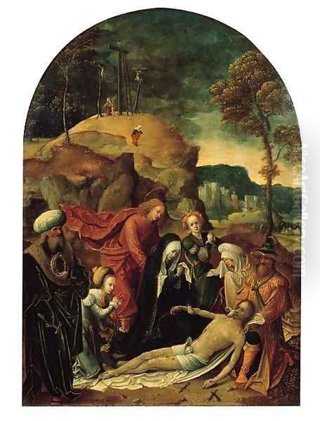 The Lamentation Oil Painting by Master Of The Martyrdom Of Saint John