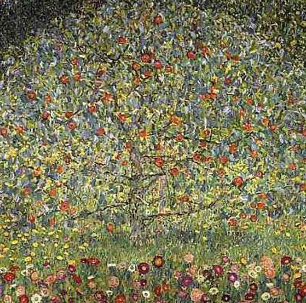 Apple Tree I Oil Painting by Gustav Klimt