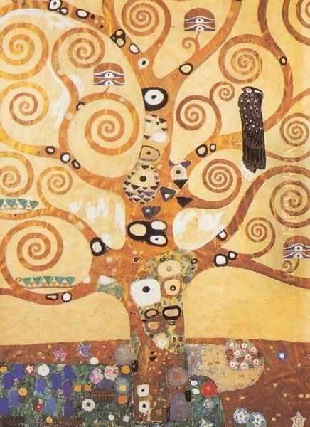 Tree of Life Oil Painting by Gustav Klimt