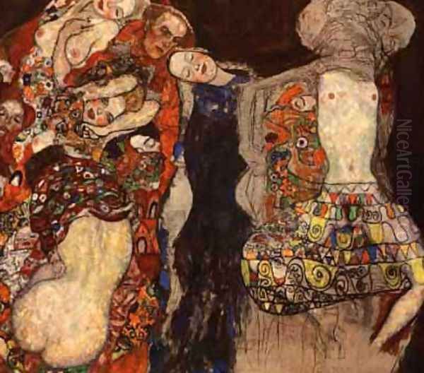 Bride The (unfinished) Oil Painting by Gustav Klimt