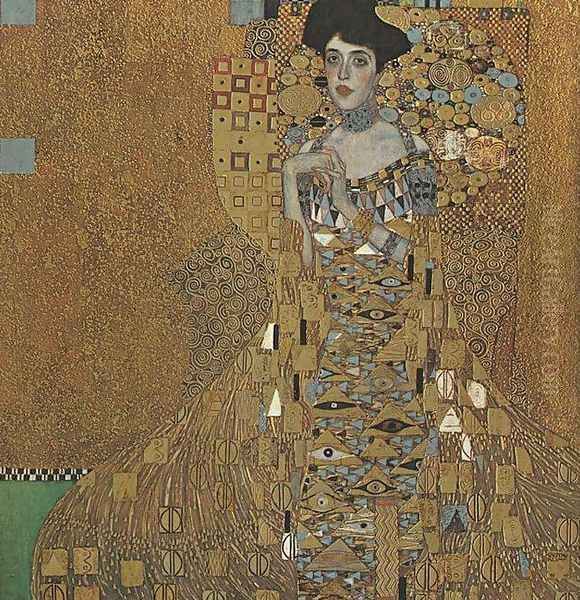 Adele Bloch-Bauer I 1907 Oil Painting by Gustav Klimt