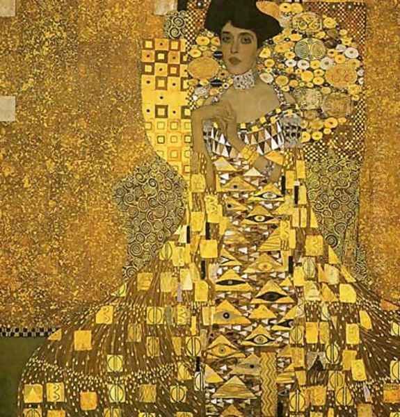 Portrait Of Adele Bloch Bauer I Oil Painting by Gustav Klimt