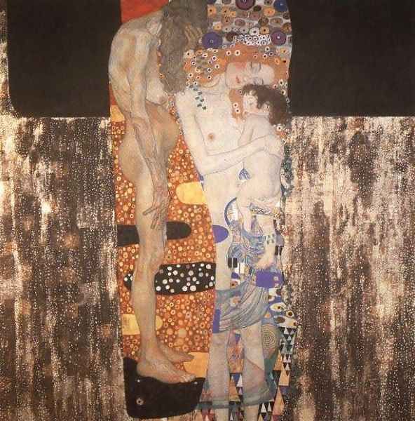 The Three Ages Of Woman Oil Painting by Gustav Klimt